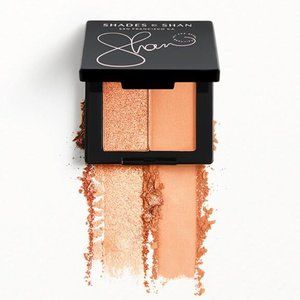 Shades by Shan Eyeshadow Duo in Honey Peach & Tangerine